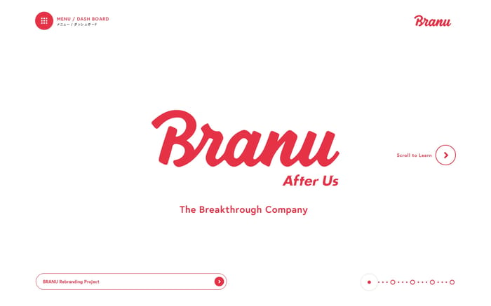 BRANU ブラニュー website preview