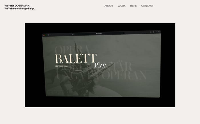 Doberman website preview