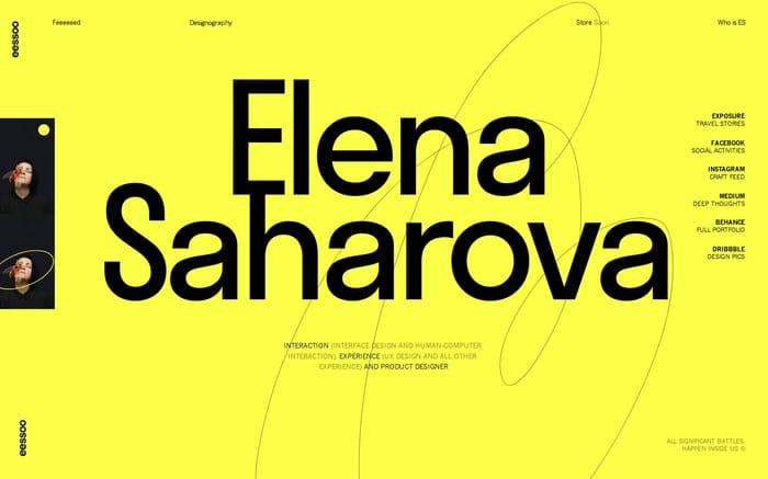 Elena Saharova website preview