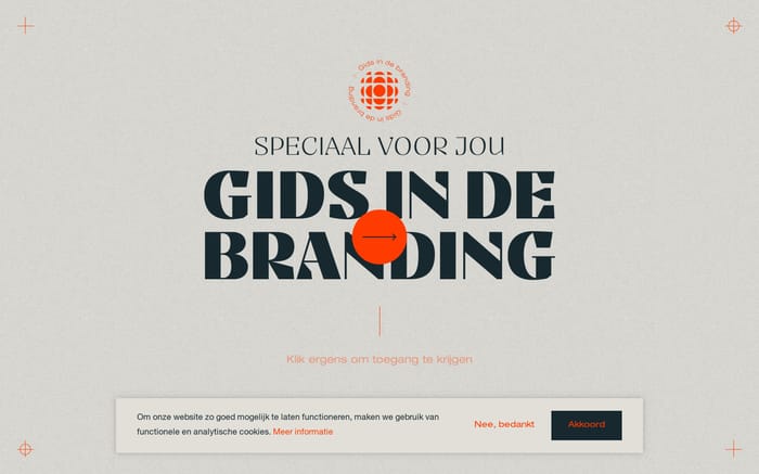 Gids in de branding website preview