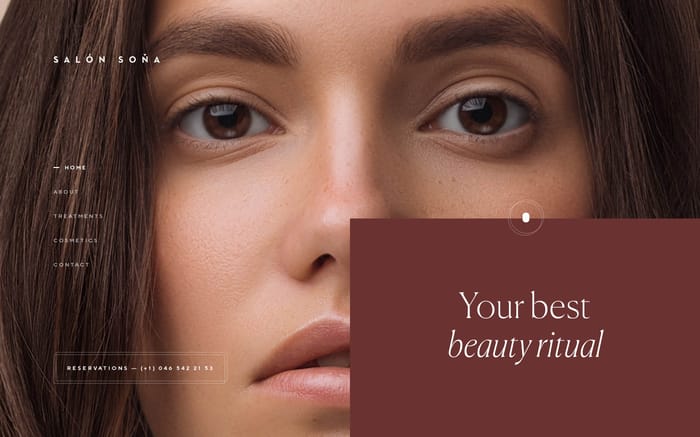 Salón Soňa website preview