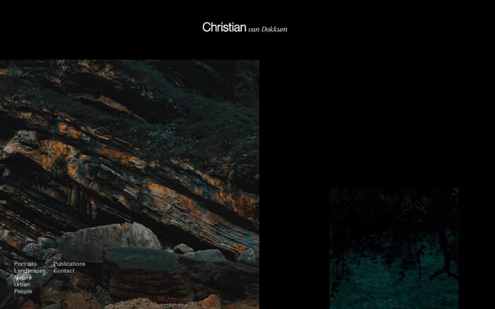 Christian van Dokkum website preview