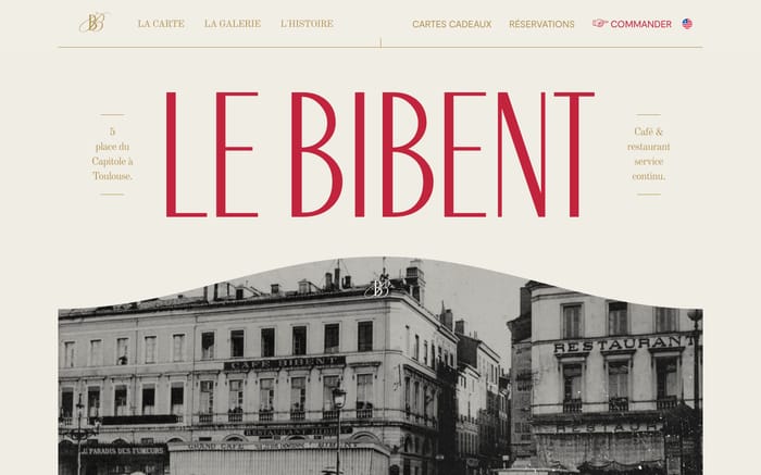 Le Bibent website preview