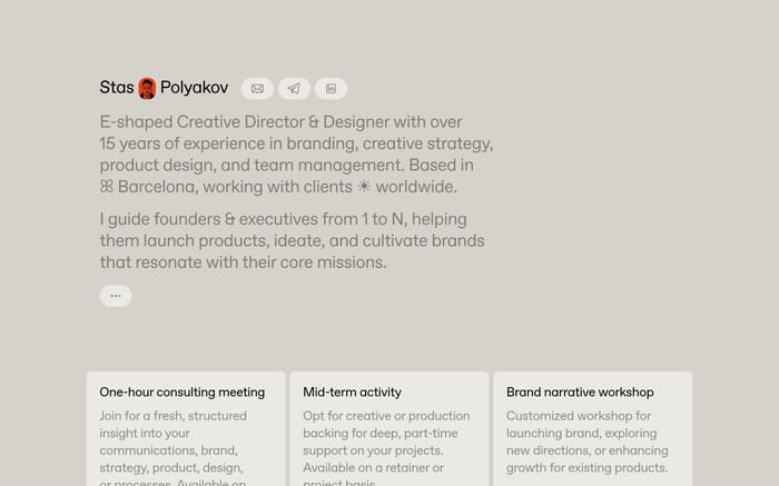 Stas Poliakov website preview