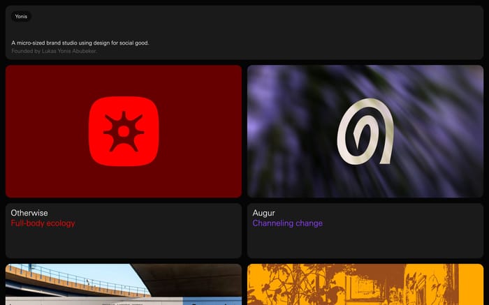 Yonis website preview