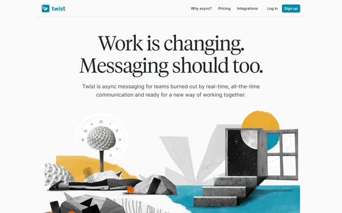 Twist website preview