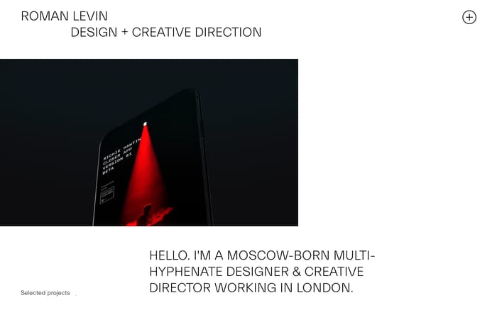 Roman Levin website preview