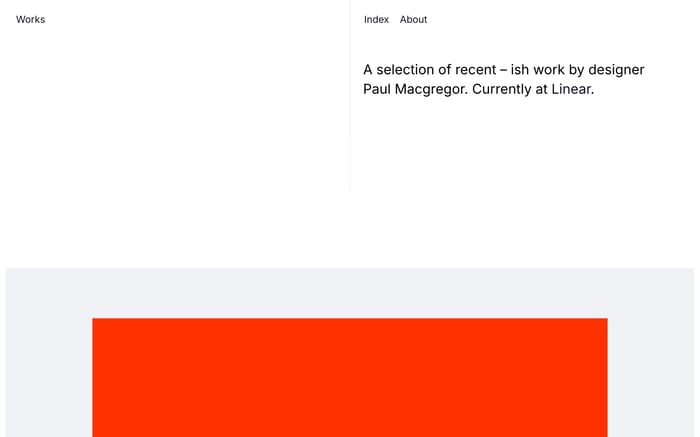 Paul Macgregor website preview