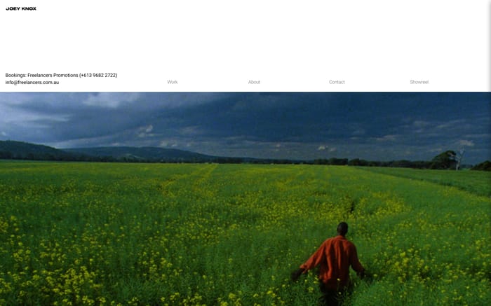 Joey Knox website preview