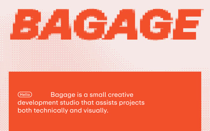 Bagage website preview