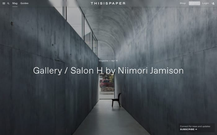 Thisispaper website preview