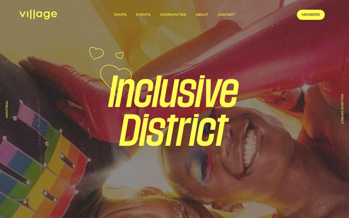 Village Montréal website preview