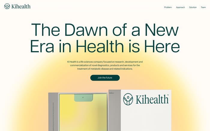 Ki Health website preview