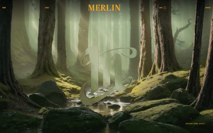 Merlin Studio website preview