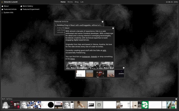 Edoardo Lunardi website preview