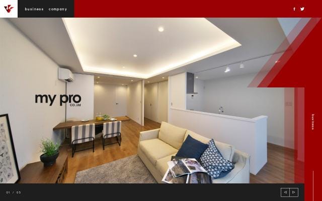 Mypro website preview