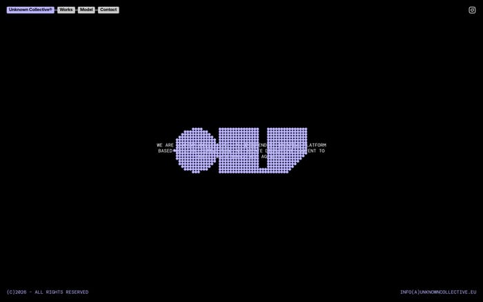 Unknown Collective website preview