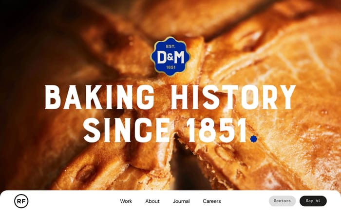 Robot Food website preview
