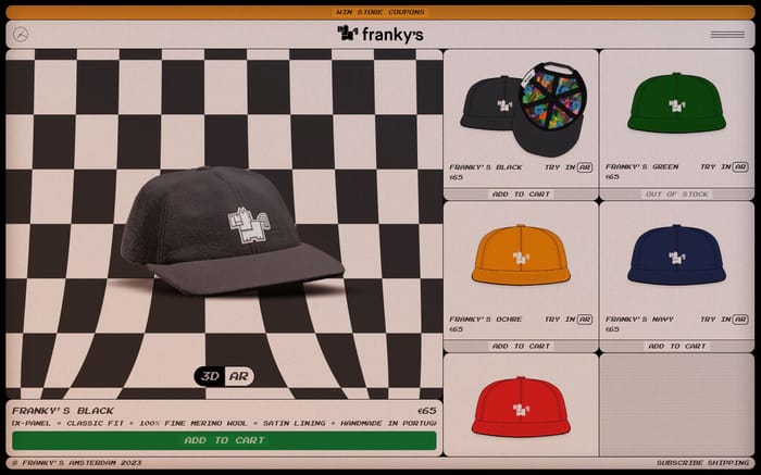 Franky's website preview