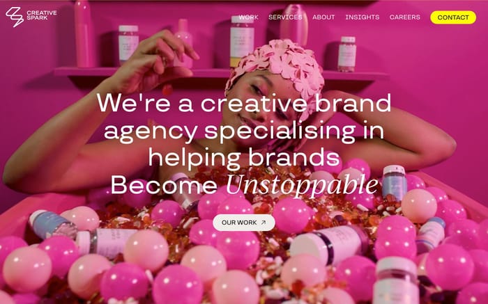 Creative Spark website preview