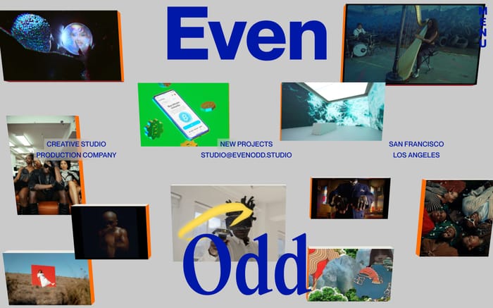 Even/Odd website preview