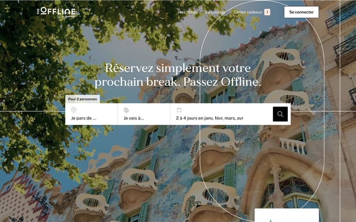 The Offline website preview