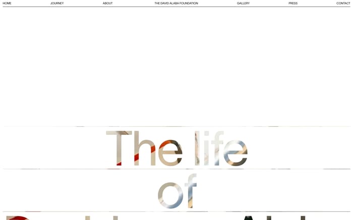 David Alaba website preview