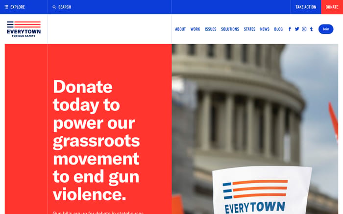 Everytown website preview