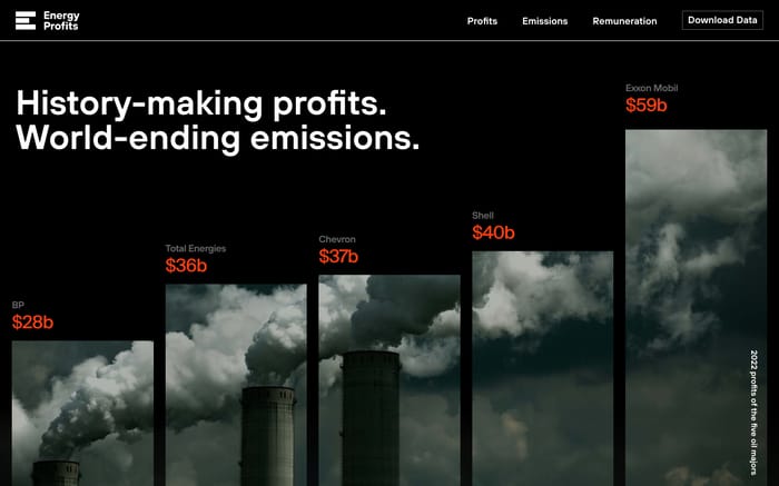 Energy Profits website preview