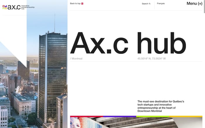 AxC website preview