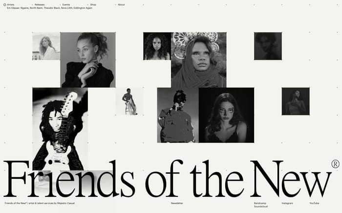 Friends of the New website preview