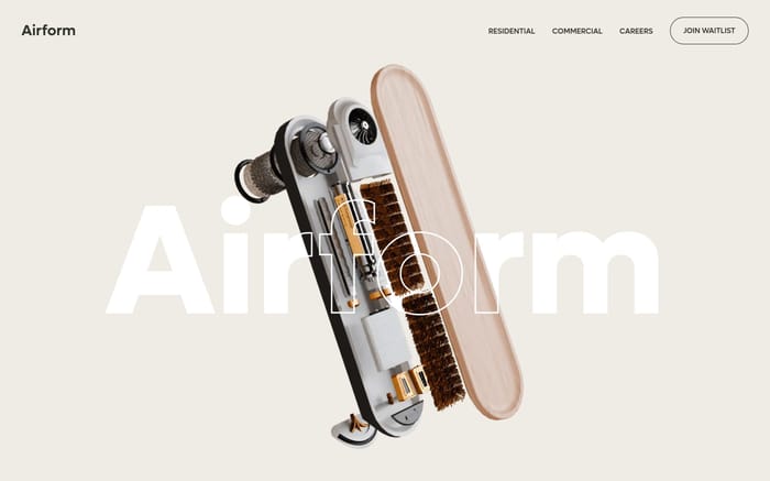 Airform website preview