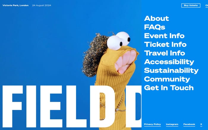 Field Day Festival 2024 website preview