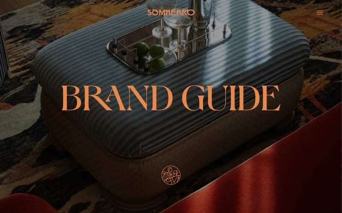Sommerro Brand Guide website preview