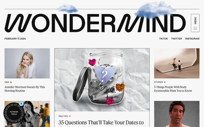 Wondermind website preview