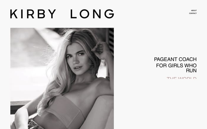 Kirby Long website preview