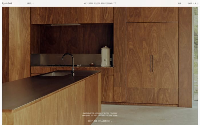 Kyn & Folk website preview