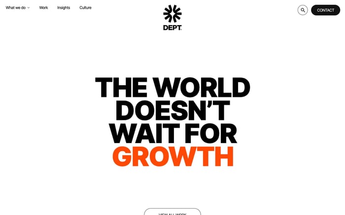 Dept website preview