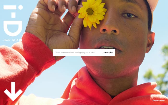 i-D website preview