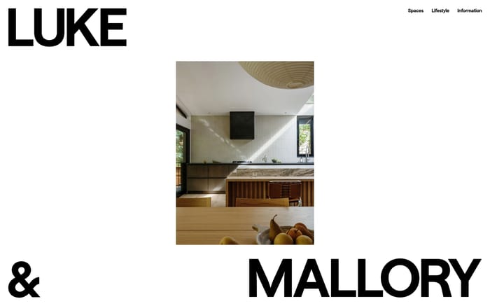 Luke and Mallory Photography website preview