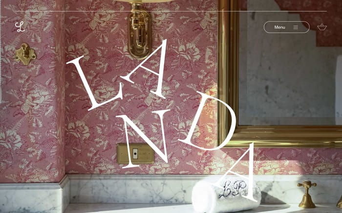 Landa website preview