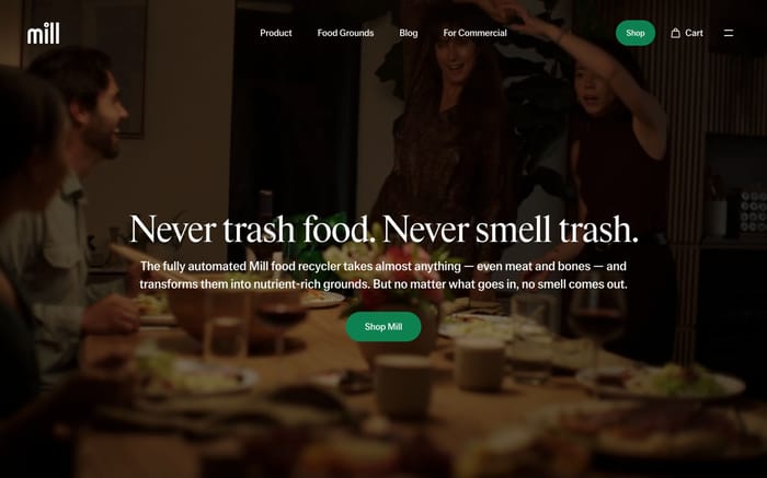 Mill website preview