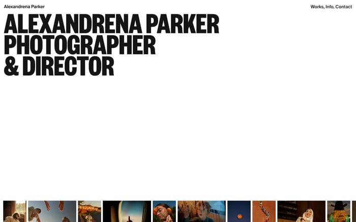 Alexandrena Parker website preview