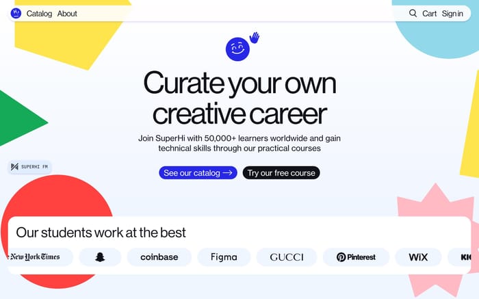 SuperHi website preview