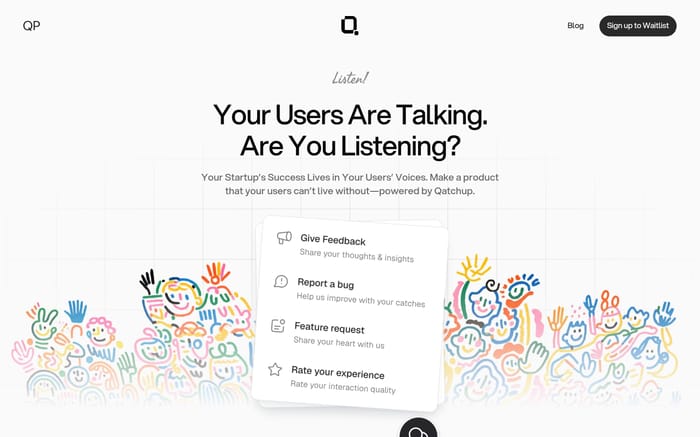 Qatchup website preview