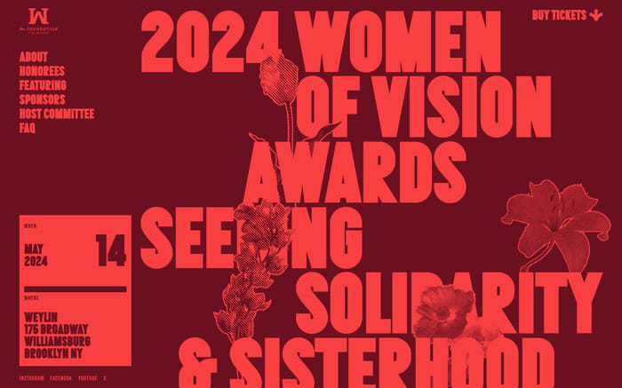 Women of Vision Awards 2024 website preview