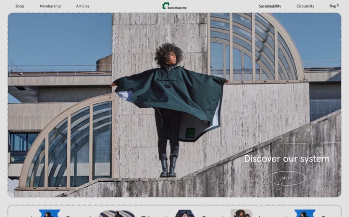 Early Majority website preview