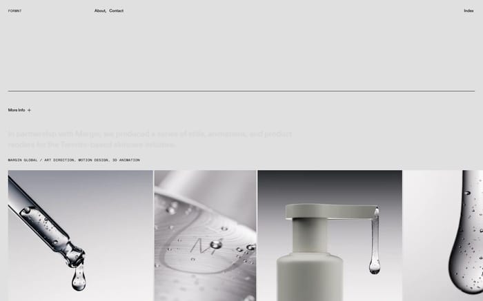 Formnt Studio website preview