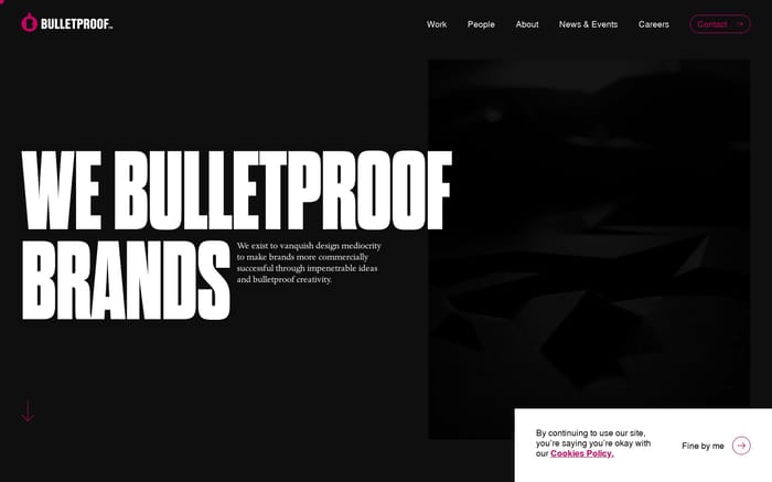 Bulletproof website preview