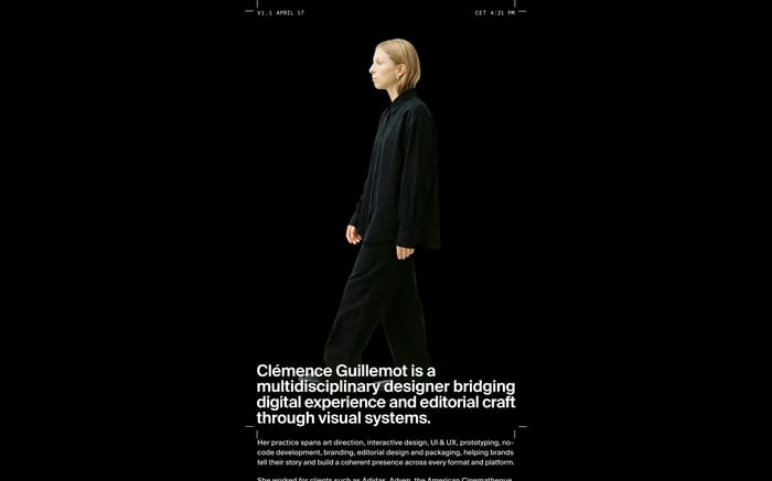 Clémence Guillemot website preview
